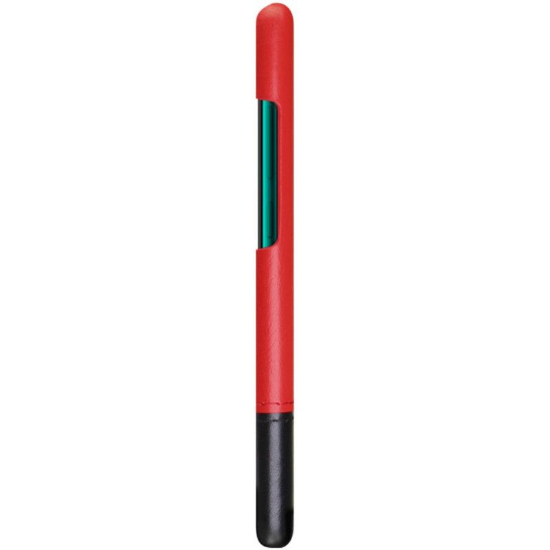 Hoesje Xiaomi Redmi Note 8 Pro Rood Imak Ruiyi Serie Leereffect