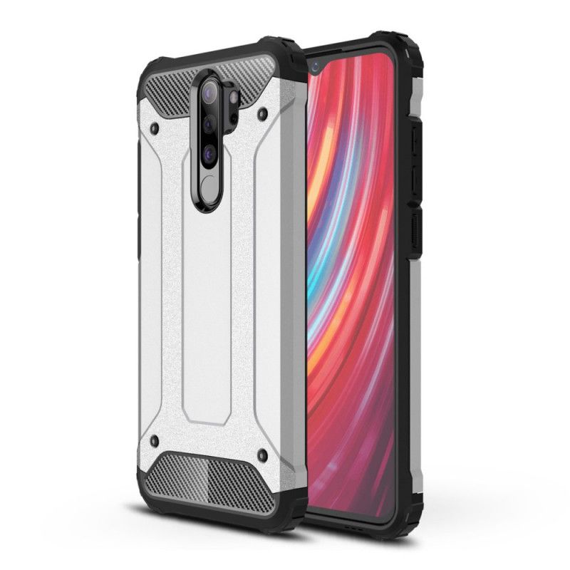Hoesje Xiaomi Redmi Note 8 Pro Rood Zwart Overlevende