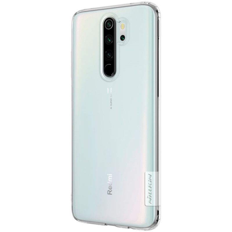 Hoesje Xiaomi Redmi Note 8 Pro Wit Transparant Nillkin