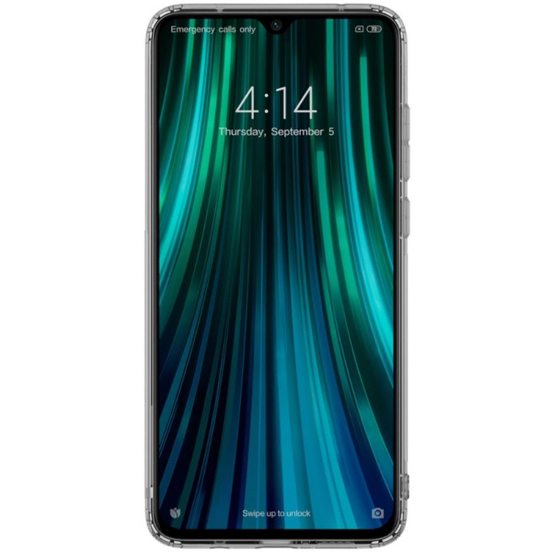 Hoesje Xiaomi Redmi Note 8 Pro Wit Transparant Nillkin