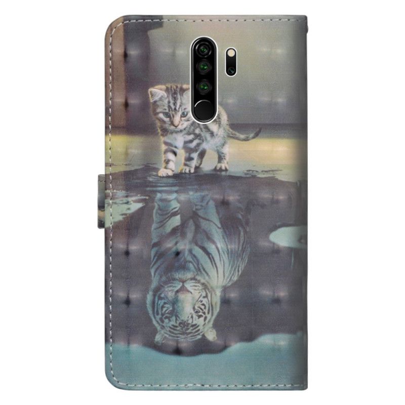 Leren Hoesje voor Xiaomi Redmi Note 8 Pro Ernest De Tijger