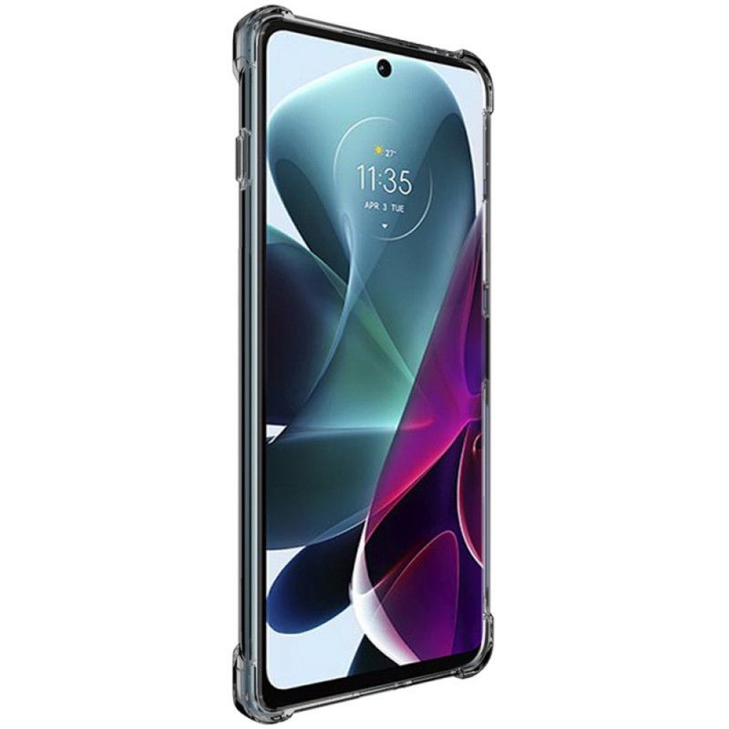Case Hoesje Moto G200 5g Telefoonhoesje Transparant Imak