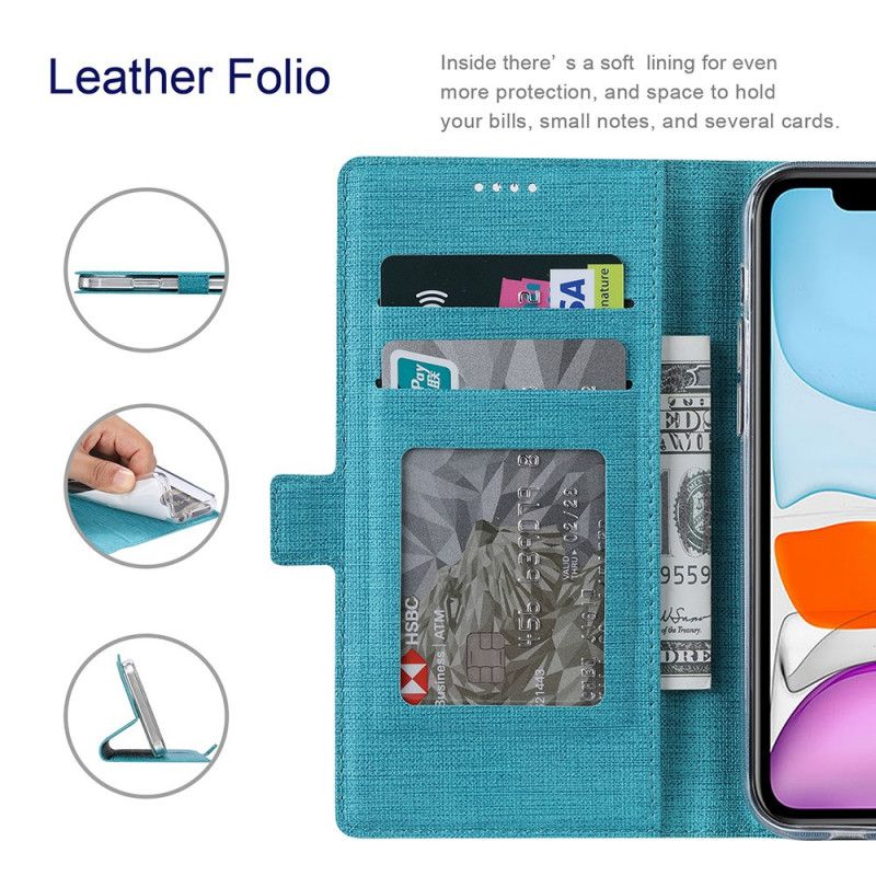 Folio-hoesje Moto G200 5g Getextureerde Vili Dmx