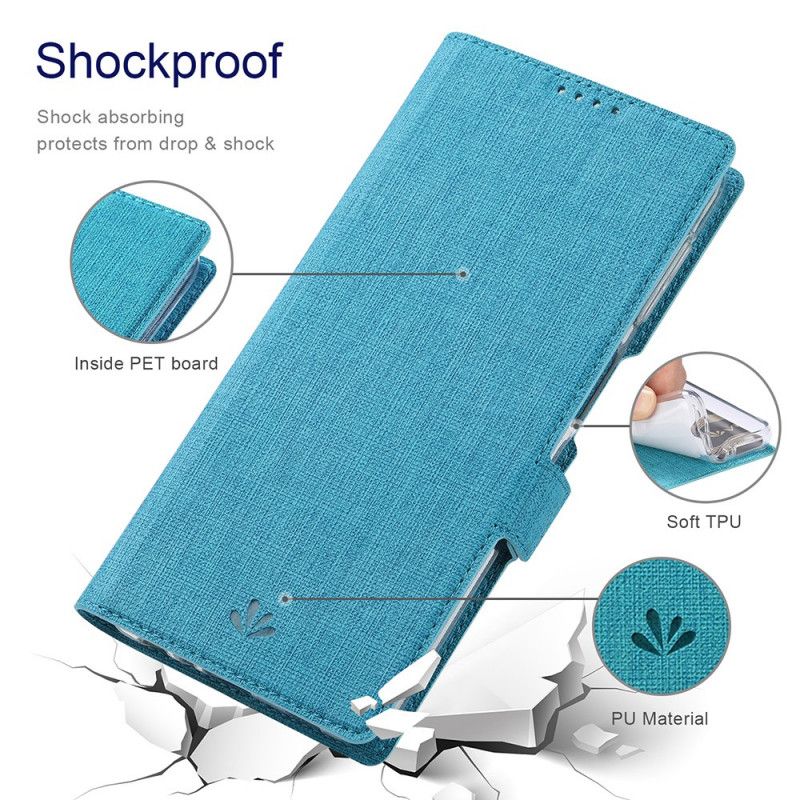 Folio-hoesje Moto G200 5g Getextureerde Vili Dmx
