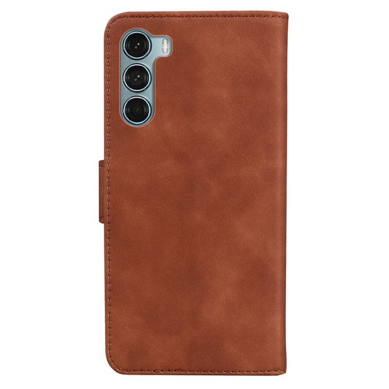 Folio-hoesje Moto G200 5g Telefoonhoesje Skin-touch Butterfly