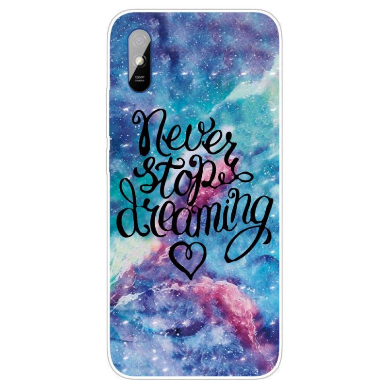 Case Hoesje Xiaomi Redmi 9A Telefoonhoesje Stop Nooit Met Dromen