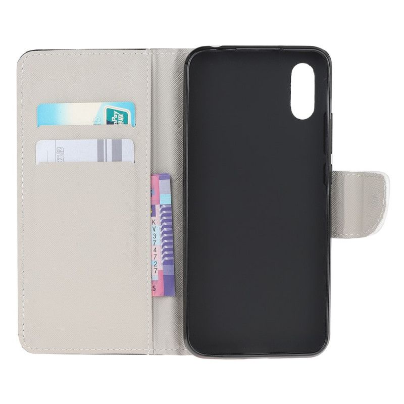 Cover Folio-hoesje Xiaomi Redmi 9A Telefoonhoesje Raak Mijn Telefoon Niet Aan
