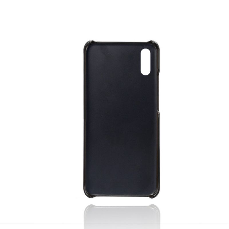 Cover Hoesje Xiaomi Redmi 9A Grijs Zwart Telefoonhoesje Kaarthouder