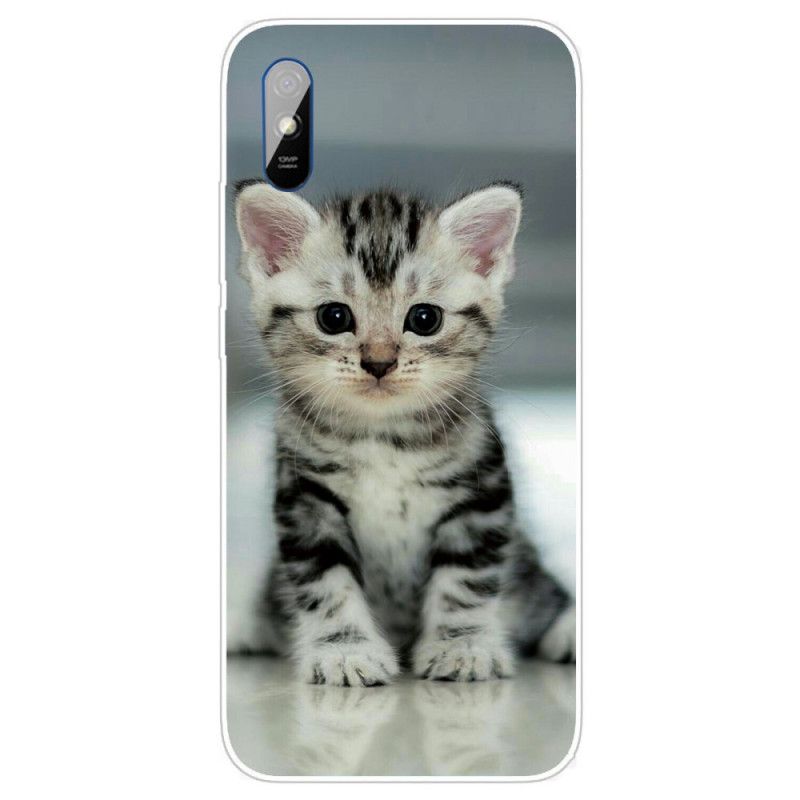 Cover Hoesje Xiaomi Redmi 9A Telefoonhoesje Kitten Kitten
