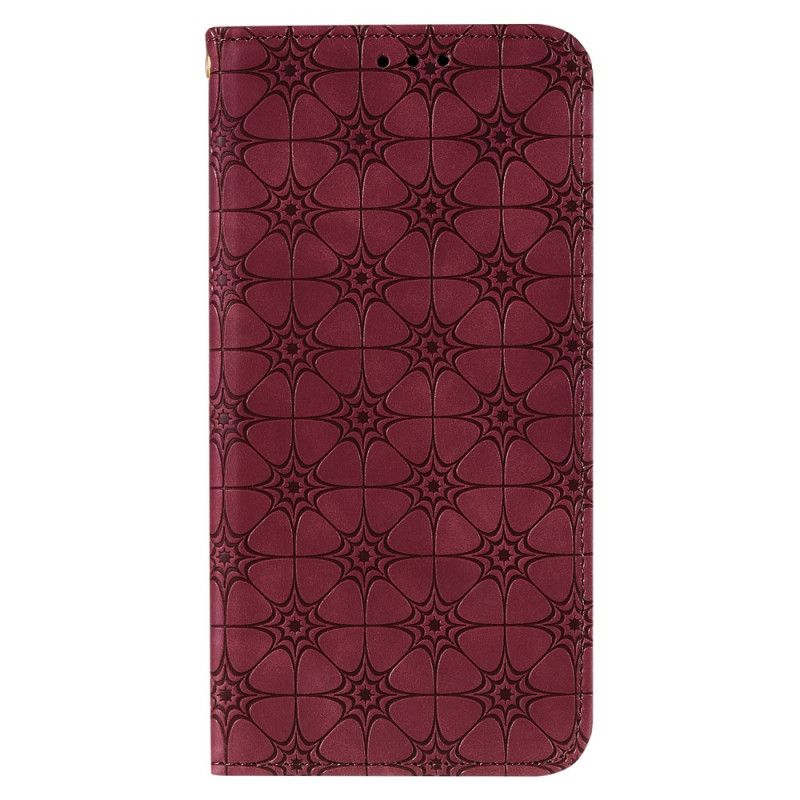 Folio-hoesje voor Xiaomi Redmi 9A Donkerblauw Groen Barokke Bloemen