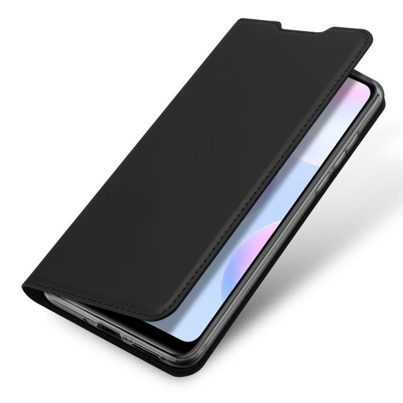 Folio-hoesje Xiaomi Redmi 9A Donkerblauw Zwart Pro Dux Ducis Huid