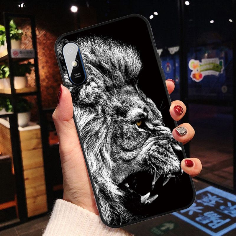 Hoesje voor Xiaomi Redmi 9A Woeste Leeuw