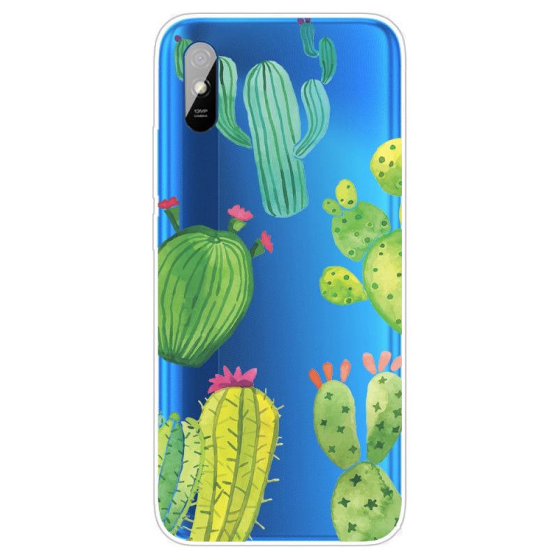 Hoesje Xiaomi Redmi 9A Aquarel Cactus