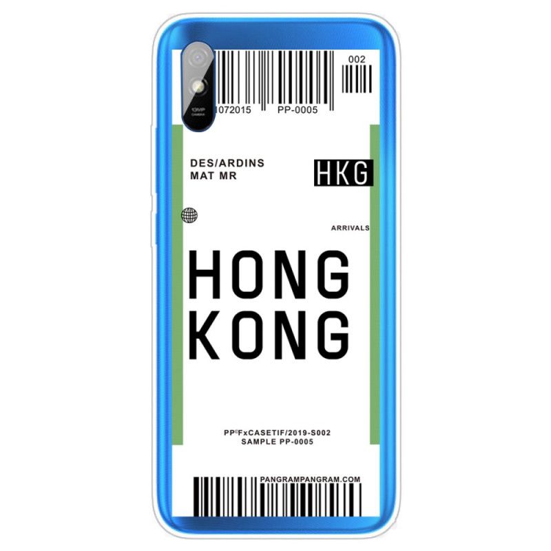 Hoesje Xiaomi Redmi 9A Instapkaart Naar Hong Kong