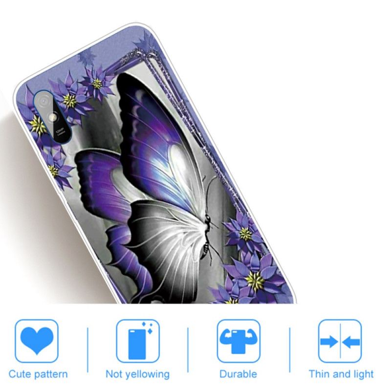 Hoesje Xiaomi Redmi 9A Koninklijke Vlinder