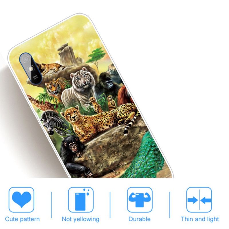Hoesje Xiaomi Redmi 9A Safaridieren