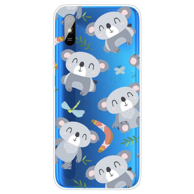 Hoesje Xiaomi Redmi 9A Telefoonhoesje Schattige Koala'S