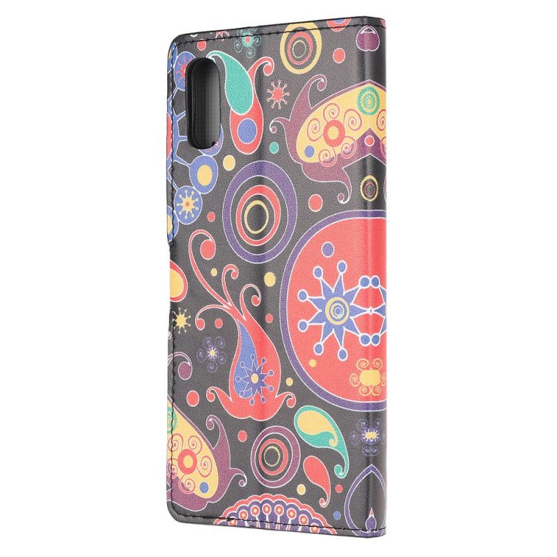 Leren Hoesje Xiaomi Redmi 9A Telefoonhoesje Melkwegontwerp