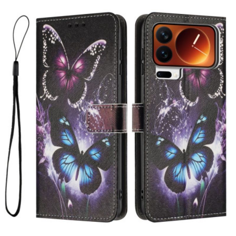 Bescherming Hoesje Xiaomi 17 Pro Twee Vlinders