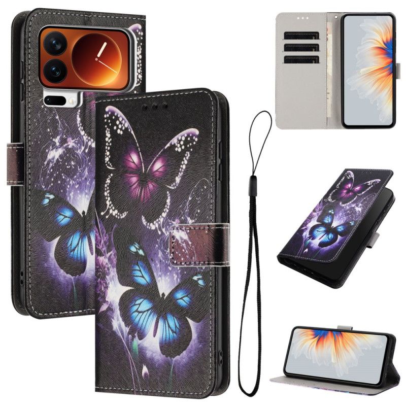 Bescherming Hoesje Xiaomi 17 Pro Twee Vlinders