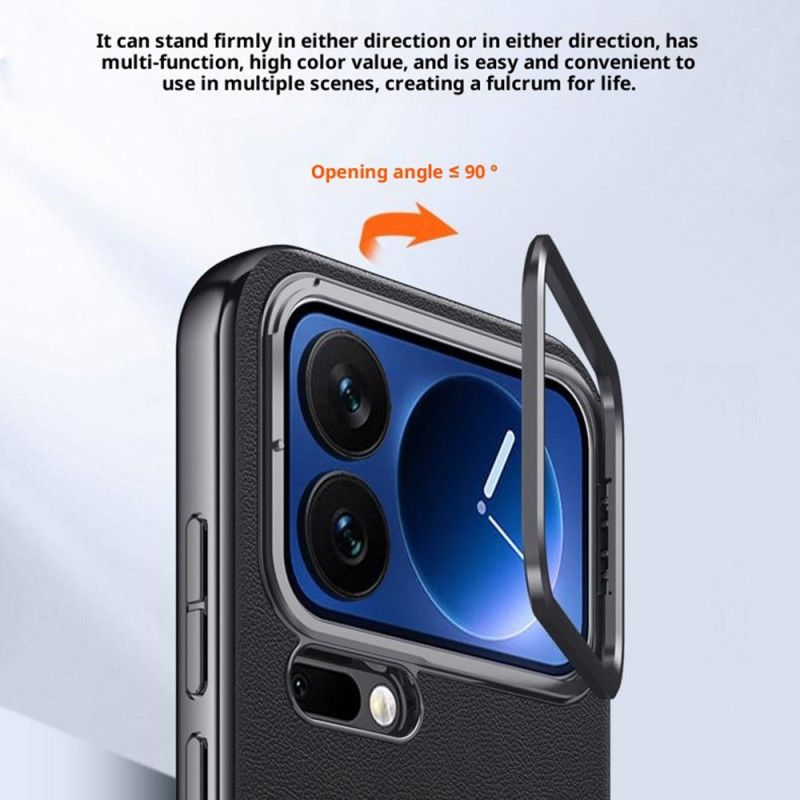 Cover Hoesje Xiaomi 17 Pro Telefoonhoesje Geïntegreerde Standaard En Metalen Frame