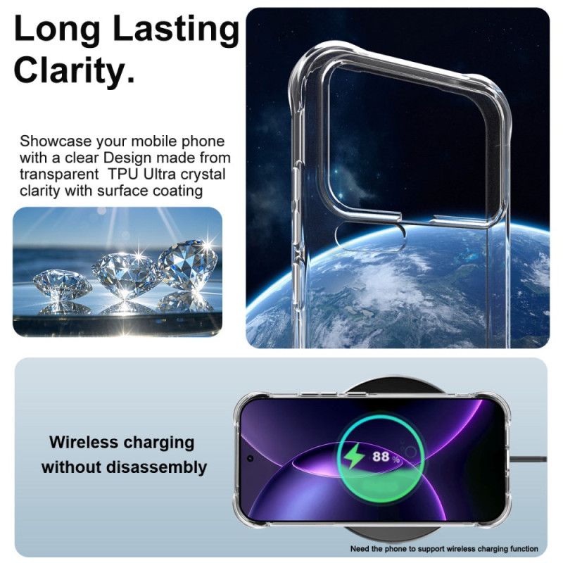 Cover Hoesje Xiaomi 17 Pro Telefoonhoesje Imak - Schokbestendige Bescherming Met Airbags Transparant