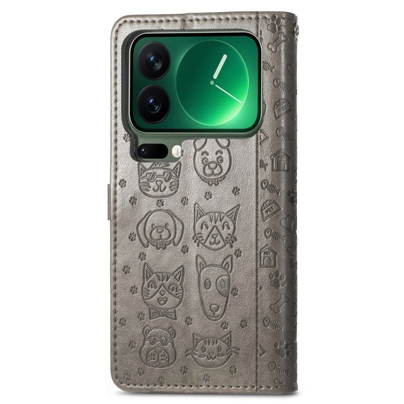 Folio-hoesje Xiaomi 17 Pro Geanimeerde Dieren