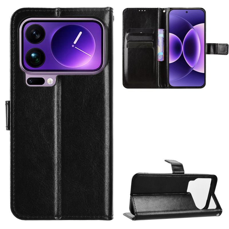 Folio-hoesje Xiaomi 17 Pro Glanzend Leer