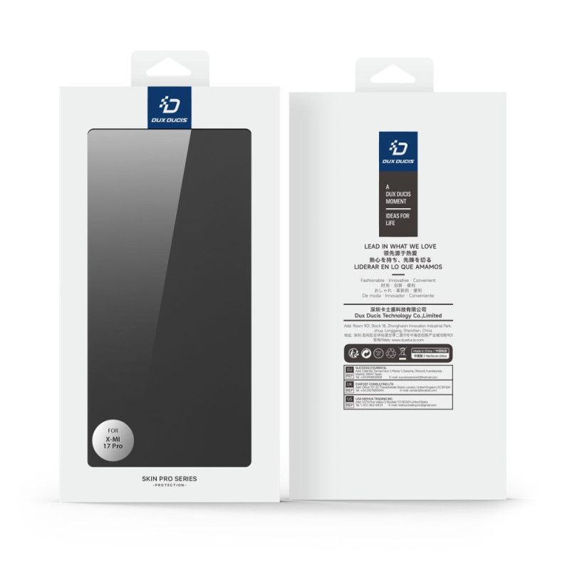 Folio-hoesje Xiaomi 17 Pro Skin Pro Series Dux Ducis Bescherming Hoesje