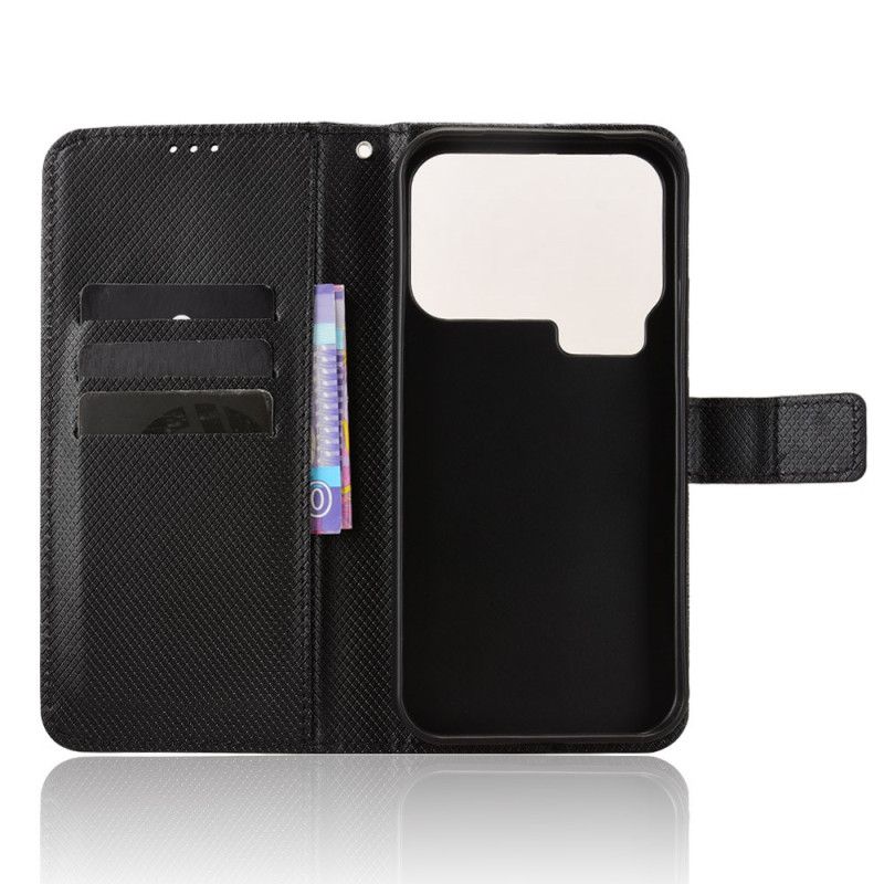 Folio-hoesje Xiaomi 17 Pro Telefoonhoesje Kunstleer Met Textuur