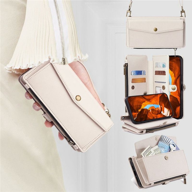 Folio-hoesje Xiaomi 17 Pro Telefoonhoesje Portemonnee Met Schouderriem