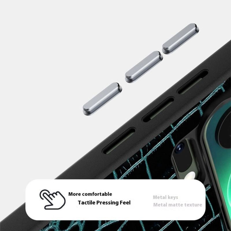 Hoesje Voor Xiaomi 17 Pro Magsafe Crocodile Effect