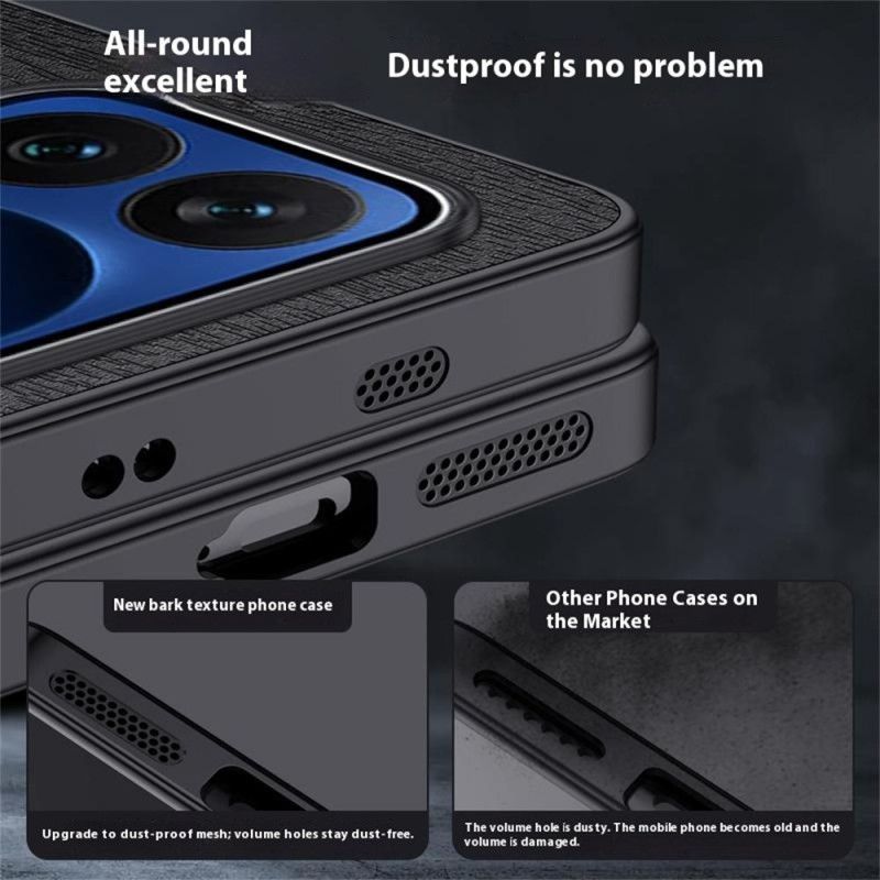 Hoesje Xiaomi 17 Pro Azns Houtnerf Bescherming Hoesje