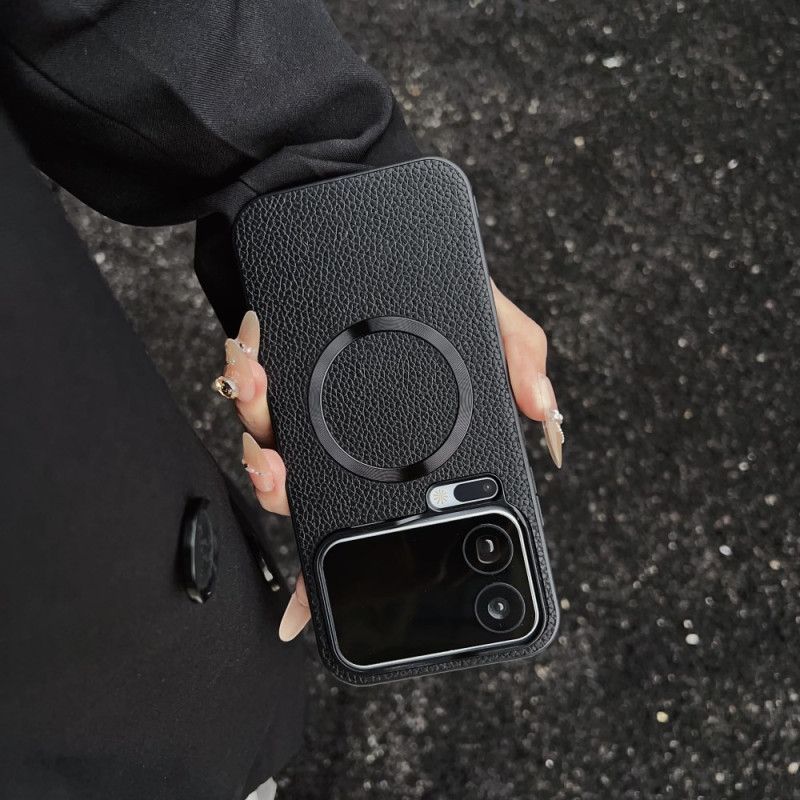 Hoesje Xiaomi 17 Pro Magnetisch Met Lychee-textuur Bescherming Hoesje