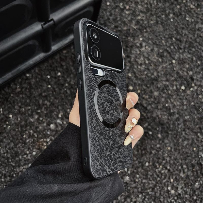 Hoesje Xiaomi 17 Pro Magnetisch Met Lychee-textuur Bescherming Hoesje