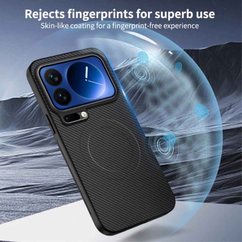 Hoesje Xiaomi 17 Pro Magsafe Carbon Fiber Bescherming Hoesje