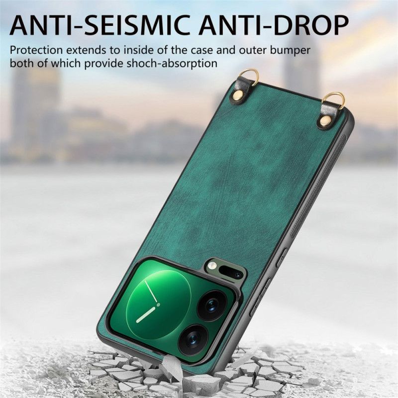 Hoesje Xiaomi 17 Pro Retro Kunstleer