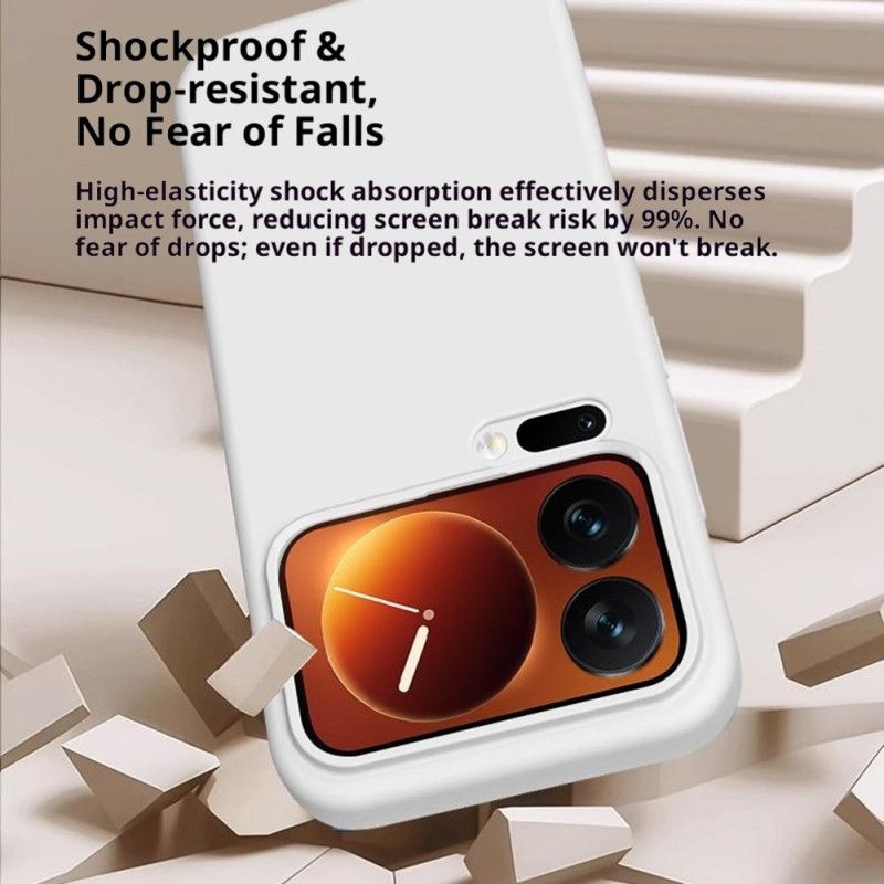 Hoesje Xiaomi 17 Pro Vloeibare Siliconen En Versterkte Bescherming