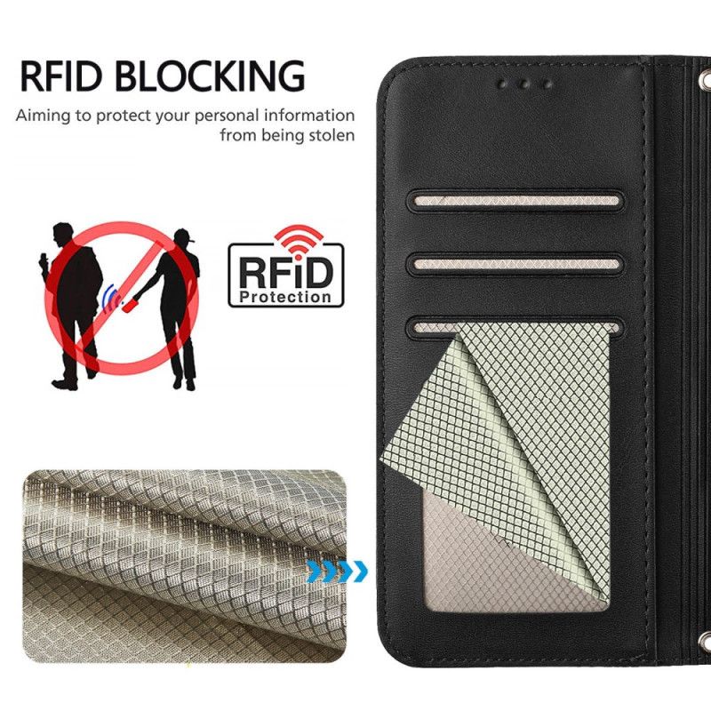 Leren Hoesje Voor Xiaomi 17 Pro Rfid-blokkering Met Leerlook