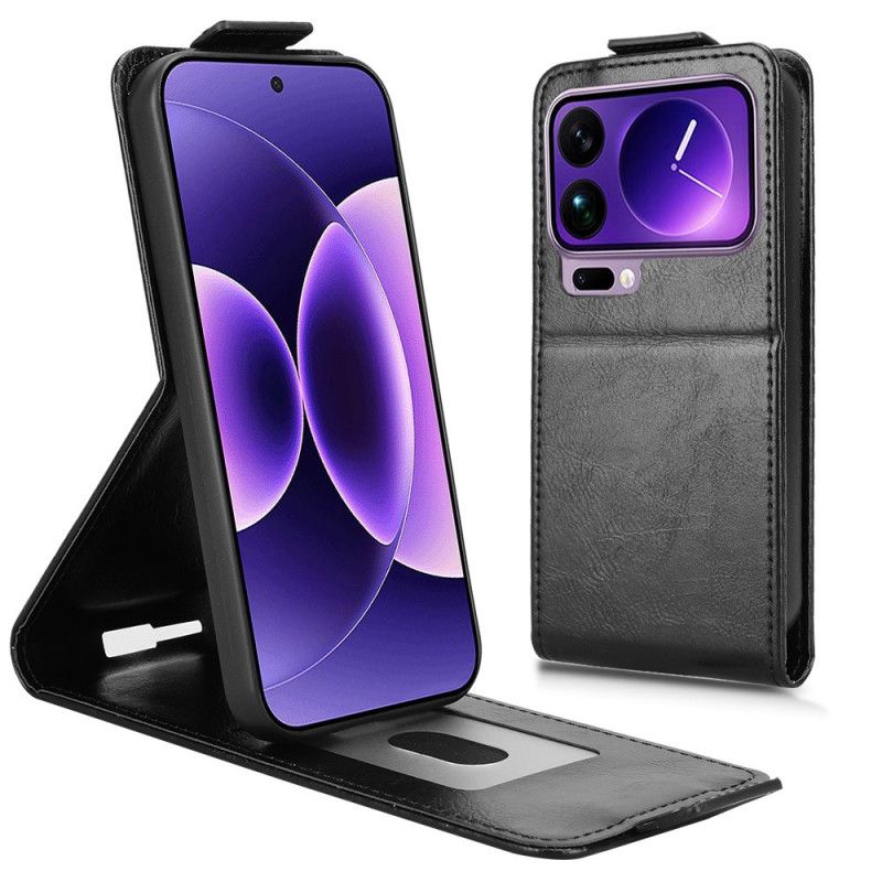 Leren Hoesje Voor Xiaomi 17 Pro Verticale Klep