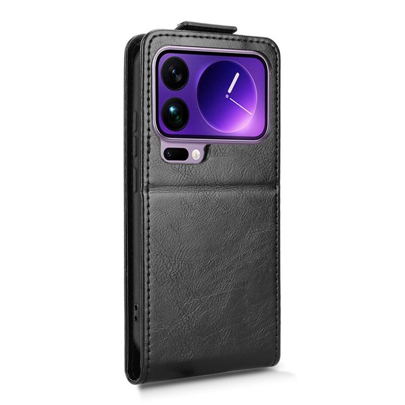 Leren Hoesje Voor Xiaomi 17 Pro Verticale Klep