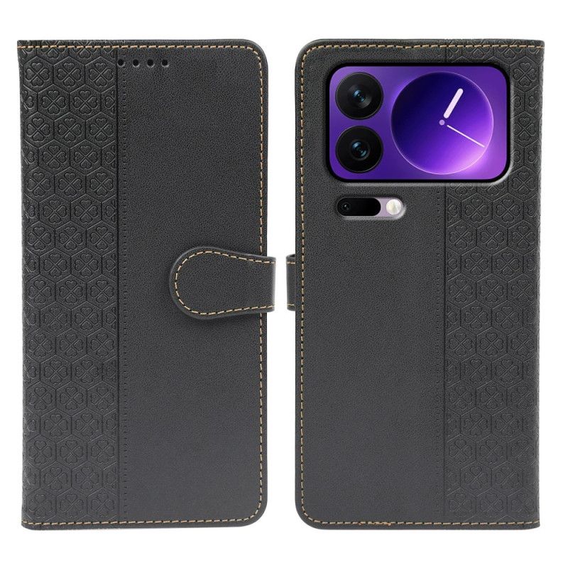Leren Hoesje Xiaomi 17 Pro Frieze Design Bescherming Hoesje