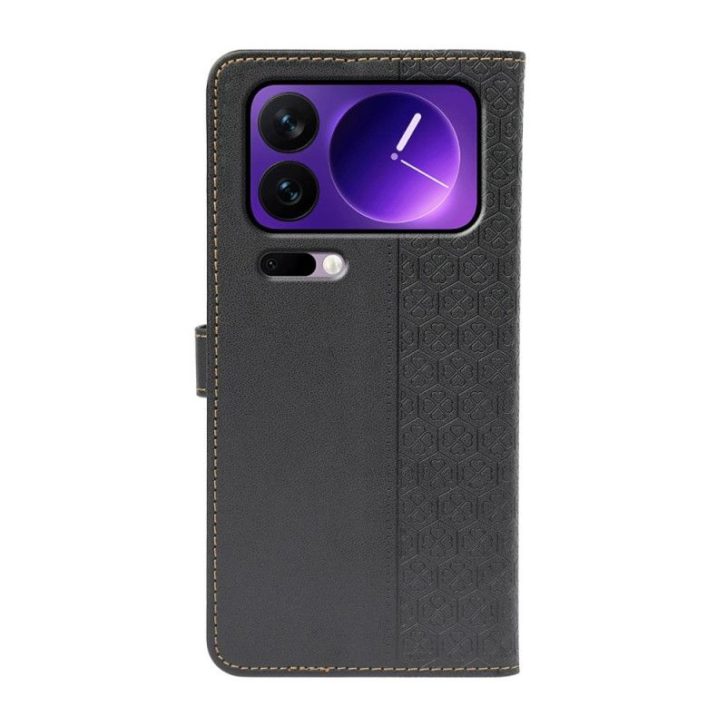 Leren Hoesje Xiaomi 17 Pro Frieze Design Bescherming Hoesje