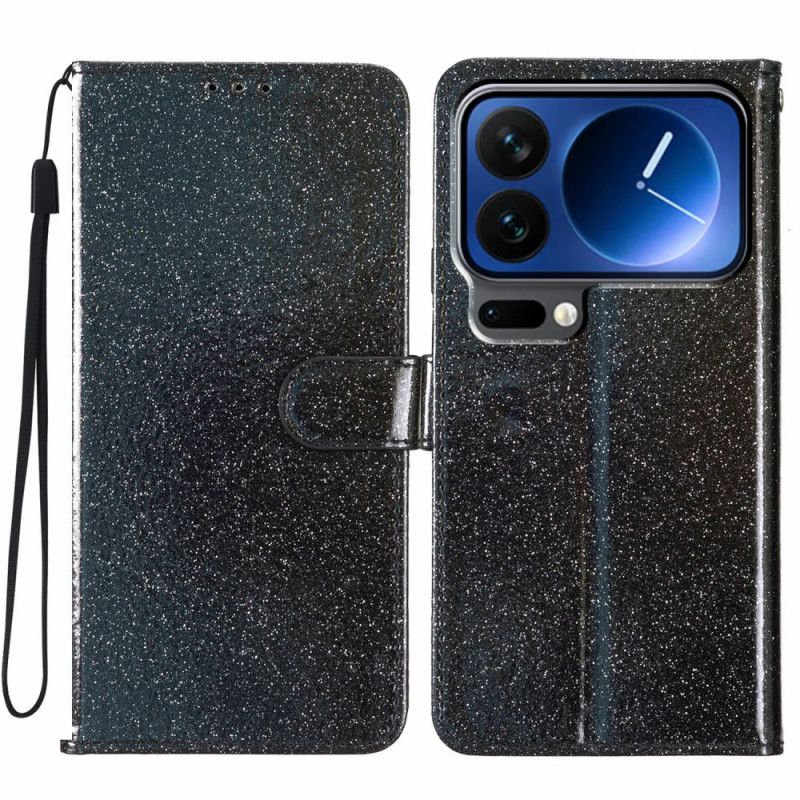 Leren Hoesje Xiaomi 17 Pro Glitter Bescherming Hoesje