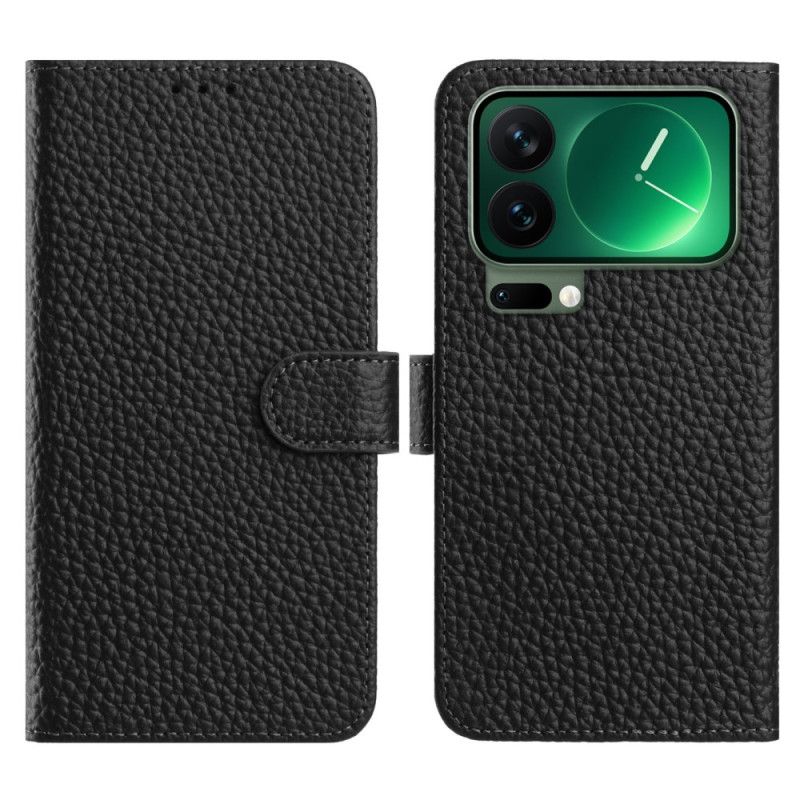 Leren Hoesje Xiaomi 17 Pro Leer Met Textuur Bescherming Hoesje