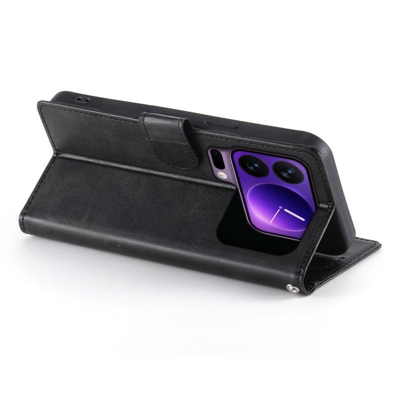 Leren Hoesje Xiaomi 17 Pro Leerstijl Bescherming Hoesje