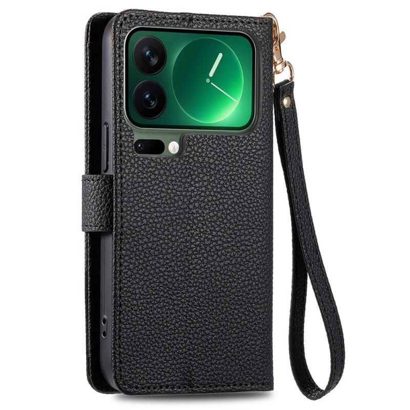 Leren Hoesje Xiaomi 17 Pro Rfid-blokkerend Hartontwerp