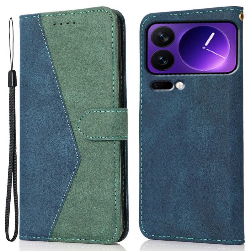 Leren Hoesje Xiaomi 17 Pro Tweekleurig