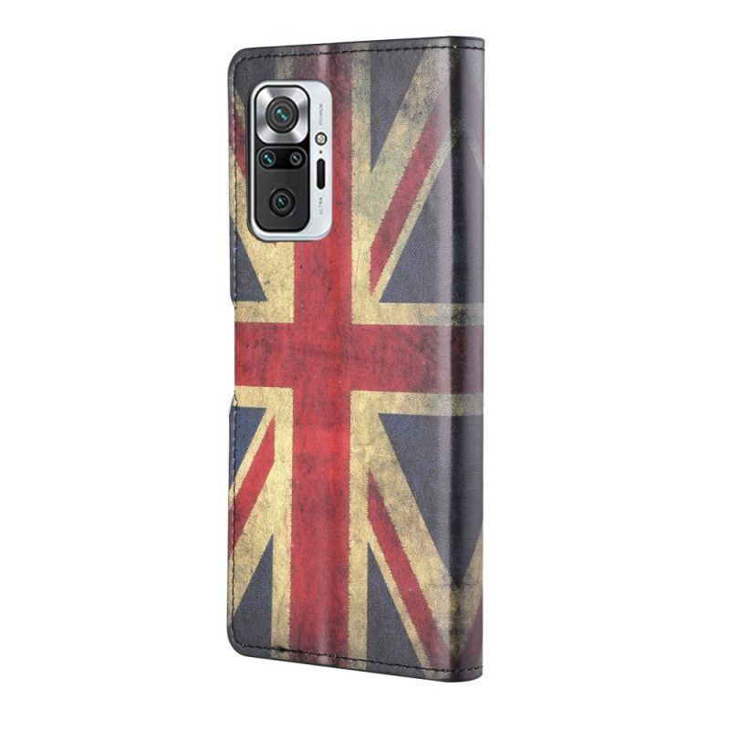 Bescherming Hoesje Xiaomi Redmi Note 10 Pro Telefoonhoesje Engelse Vlag