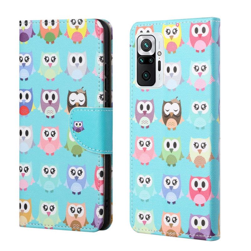 Bescherming Hoesje Xiaomi Redmi Note 10 Pro Telefoonhoesje Uilen